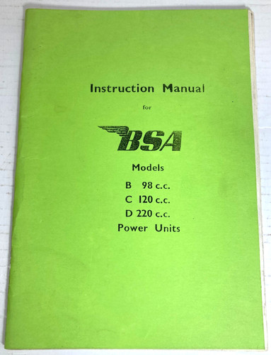 Bsa model d 1 - model,