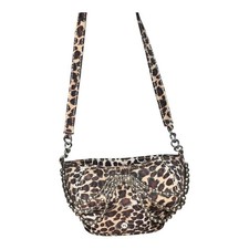 Vintage Bustier Purse corset Handbag small Y2K Big great cond leopard print bead