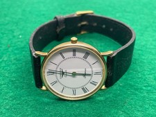 LONGINES PRESENCE QUARTZ  9CT 9 CARAT YELLOW GOLD GENTS MENS WRISTWATCH WATCH