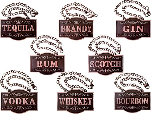 Decanter tags liquor - liquor,