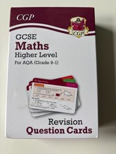 GCSE Maths Higher Level Revision Question Cards