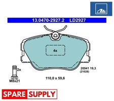 BRAKE PAD SET, DISC BRAKE FOR