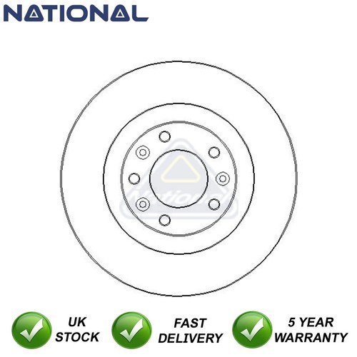 Brake disc rear national fits - brake,