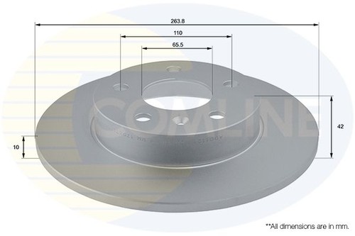 Brake disc rear - fits, chevrolet