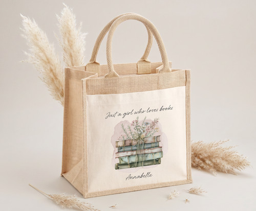 Personalised ladies jute - personalised,