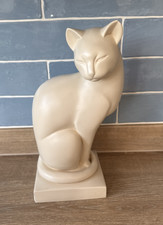 Serenity Cat Sculpture Cream