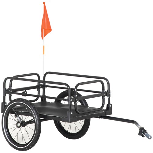 Homcom bike trailer wagon - trailer,