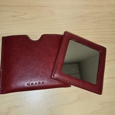 COACH Double Sided Mirror Red