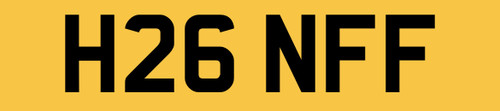 Hanif old private car reg - hanif,