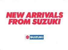 Suzuki Range 1985 UK New Arrivals TS250X RG250 GS450E VS750 GSXR1100G GSX1100E 