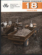 1964 Massey-Ferguson "18" Tractor Trailer Brochure Leaflet