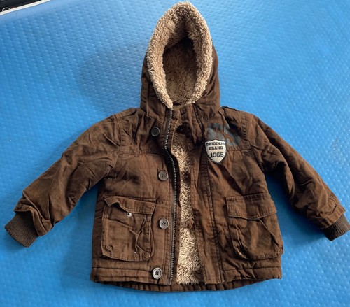 Brown thick coat - brown,