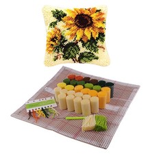 Animal / Flower Latch Hook Rug Kits with Pattern Sunflower