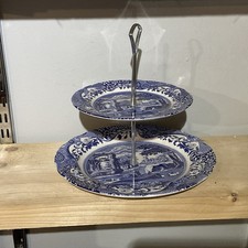 Spode BLUE ITALIAN Two Tier