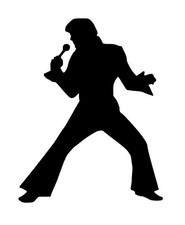 ELVIS STICKERS CAR VAN MOTORCYCLE STICKERS DECALS