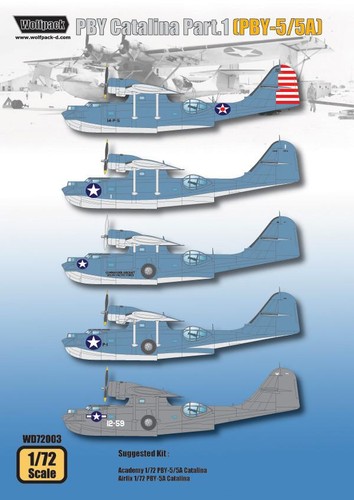 Wolfpack scale decal pby - 1/72,