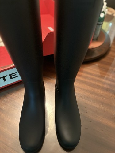 Hunter womens black rubber - hunter,