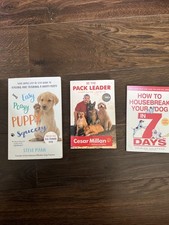 Puppy Training Books X3 Incl