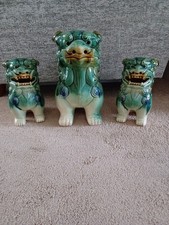 3 Fu Dogs Ornaments