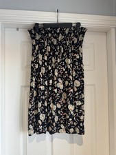 Noa Noa Black Floral Strapless