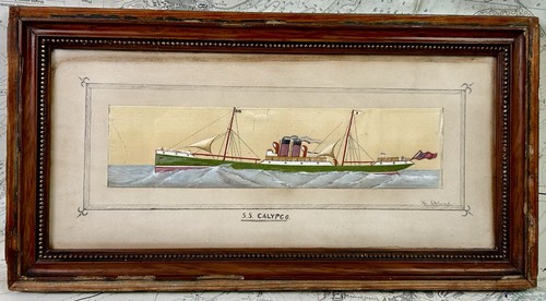 Antique calypso painting - antique,