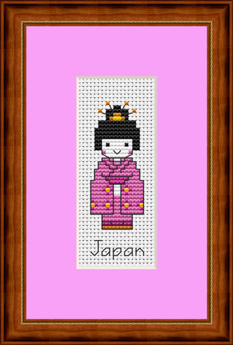 Np084 little japanese lady - little,