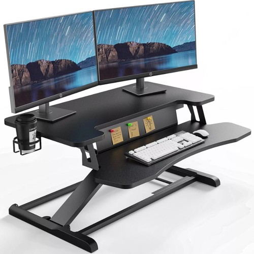 Sit stand desk riser - 37'',