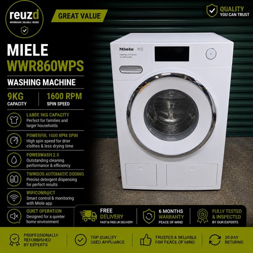 Refurbished miele wwr860wps - miele,