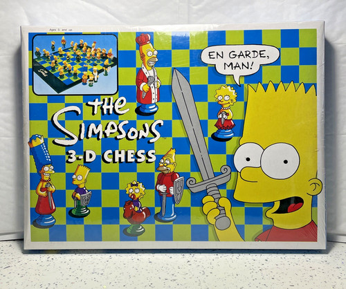 The simpsons chess set - the,