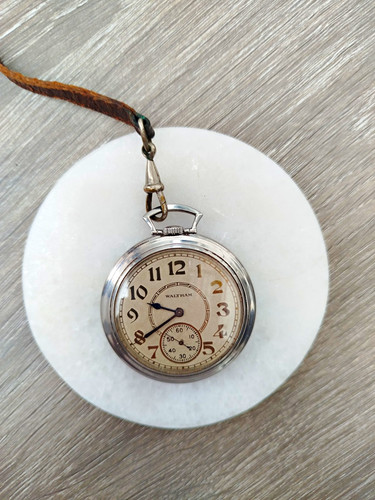 Antique waltham pocket watch - waltham,