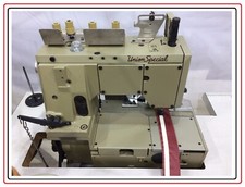 Union special LF600 2 needle, chainstitch with folder Industrial Sewing Machine