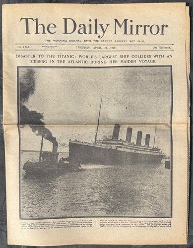Reduced the titanic - reduced.,