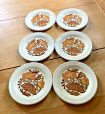 Set of 6 Vintage Royal Worcester Group Palissy Kismet Side Tea Plates - 15.8cm