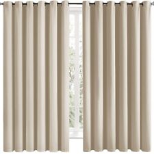 Blackout Curtains Pencil Pleat OR Ring Top Energy Saving Thermal Curtain Panels