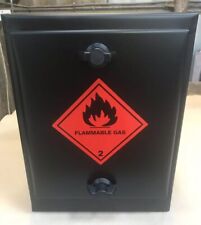 Gas Bottle Storage Locker Sealed Box Cabinet T5 T4 Camper Calor 4.5kg , + Strap