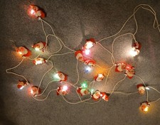 Rare Vintage Pifco Christmas 20 x  Santa Lights working order