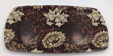 Vintage 1960s A Thetford Melamine Serving Tray Browns Floral & Leaves Patterns