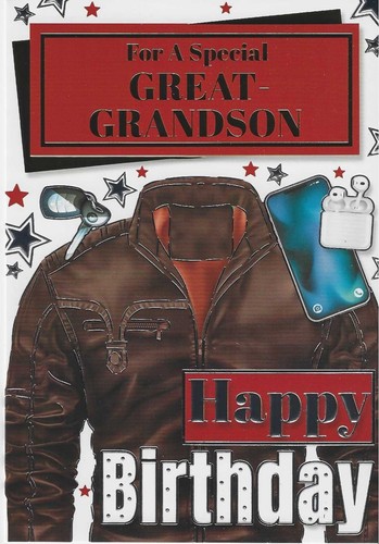 For special great grandson - special,