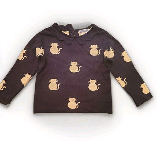 Jacadi kitty cat sweater - cat, 3y