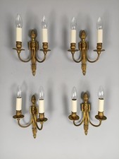 Set Of 4 French Gilded Twin