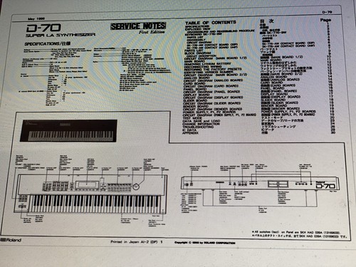 Roland service manual - ,