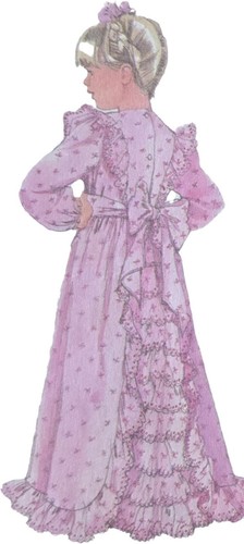 1980s ruffled tiered bustle - 1980s,