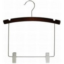 Only Hangers 10" Walnut Wooden