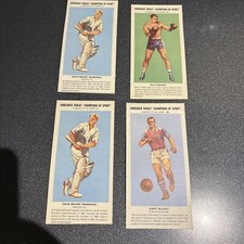 Shredded Wheat Champions of Sport Cards X 4 McIroy Walker Inglesby No 3 11 16