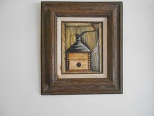 Oil painting on canvas of old