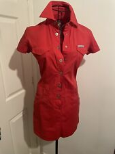 Calvin Klien jeans vintage mini dress red  Paid 275