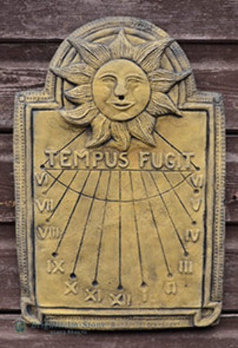 Wall sundial tempus fugit - sundial,