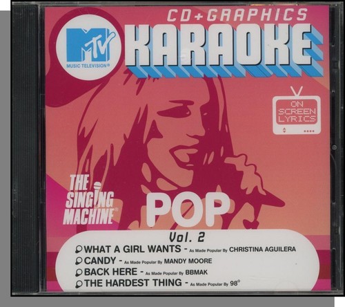 Karaoke mtv pop - cd+g,