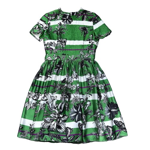Erdem 2010 green - green, silk
