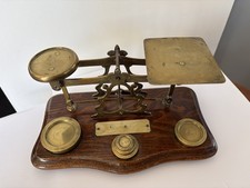 Antique edwardian brass oak - antique,